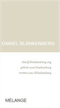 Mobile Screenshot of dblankenberg.org